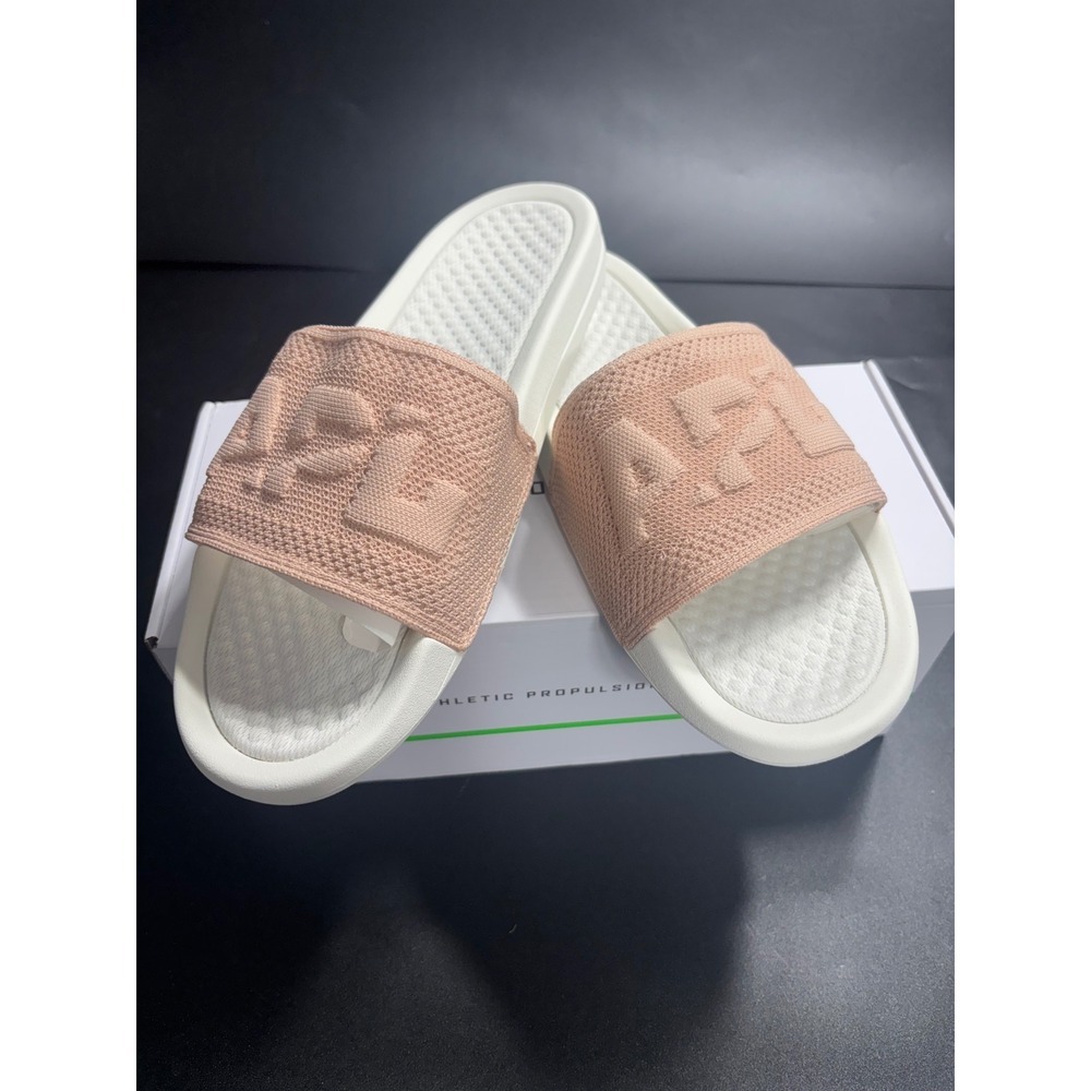 APL‎ Men's TechLoom Slide Sandals Ivory Blush Pink Size 11 NEW